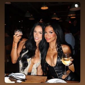 Princess Polly faux leather Jordy Corset Halter Top crop top WHITE leather